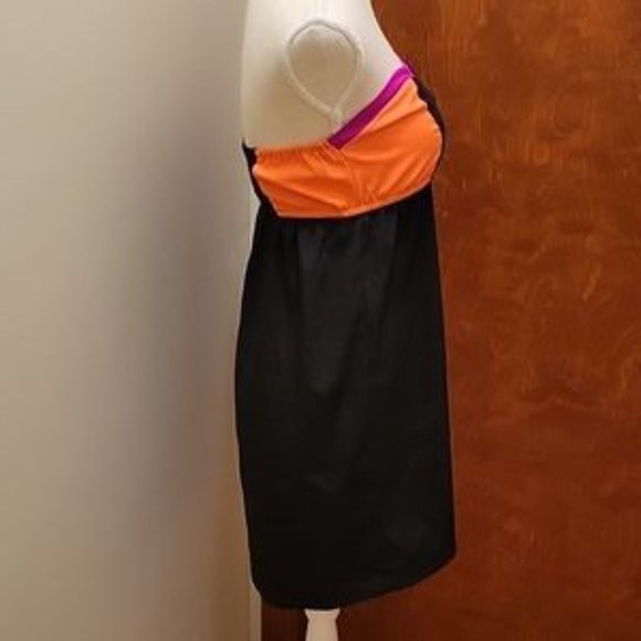 Hurley Color Block Strapless Dress with Sweetheart neckline in size M - Picture 4 of 5